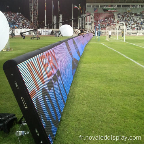 Écran d&#39;affichage à LED de périmètre de stade extérieur intérieur P8